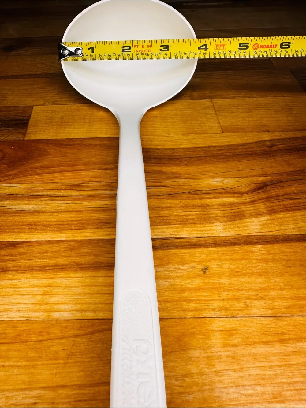 Vintage White PYREX Accessories Ladle USA Made 2109-2